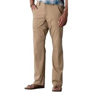 TOAD & CO Boarding Pass Khaki Chino Travel Pant Organic Cotton - 36 x 32